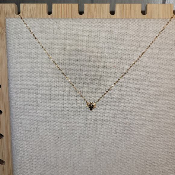 Kays 10kt Gold Honey Bee Pendant Necklace Delicate 18" - Picture 3 of 8